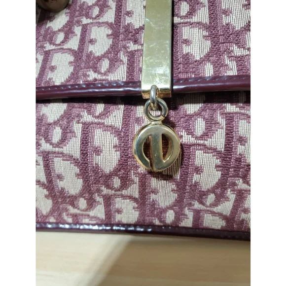 Christian Dior Vintage Saddle Clutch Shoulder Bag